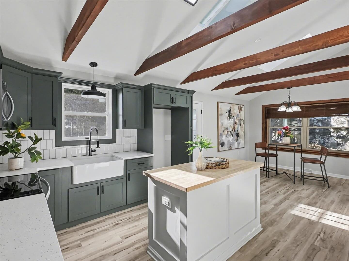 A beautifully prepared kitchen ready to list